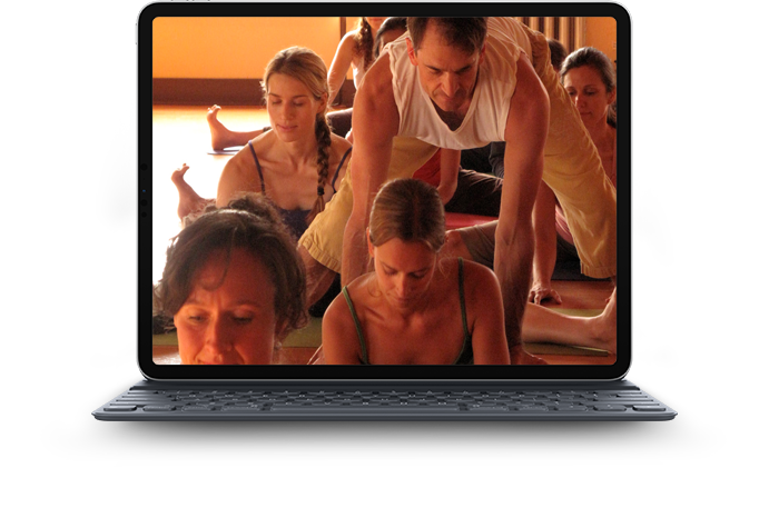 Online yoga training image Mark iPad 1
