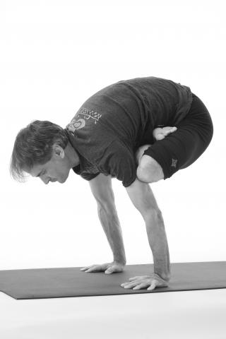 Mark in Urdhva Kukkatasana