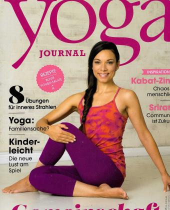 Yoga Journal Deutschland magazine cover 2